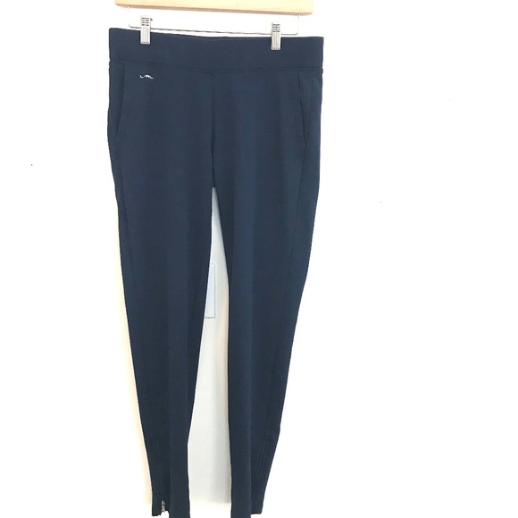 Lauren Active Pants - L-RL Lauren Active women size XS navy leggings/slim/track pants stretch classic